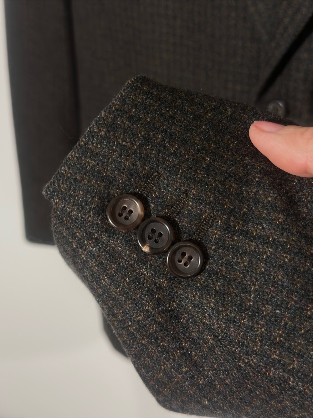 Andrisen Morton x Canali Proposta Cashmere Sport Coat Blazer Italy 42R Brown - Picture 6 of 8